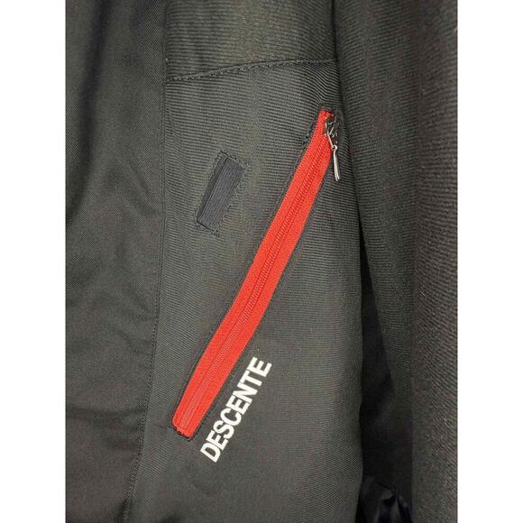 Descente Full Zip Insulated Hooded Ski Jacket Coat Parka Gray/Blue Men's Medium - Picture 7 of 13